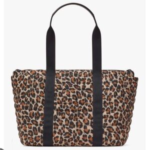 Kate Spade Camden Quilted Leopard XL Tote Bag